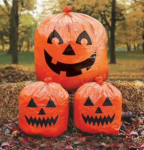 Halloween Jack O Lanterns Lawn Bags 3ct