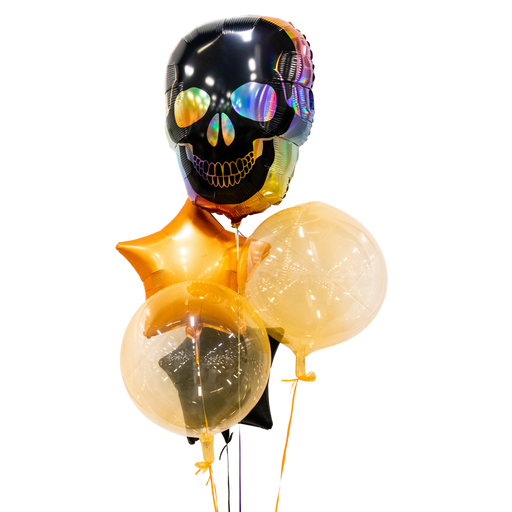 Opal Skull Balloon Bouquet 5pc