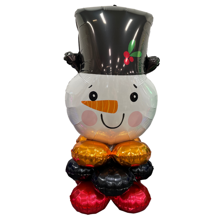 Christmas Smiley Snowman Mini Bouquet | 1ct