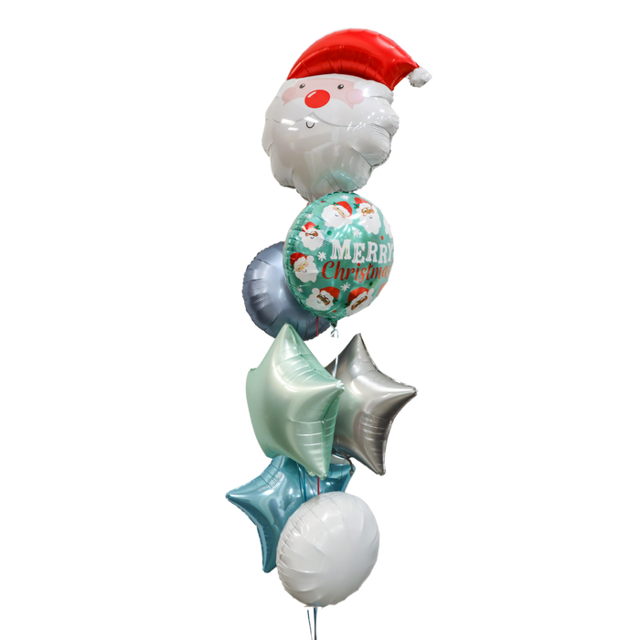 Christmas Santa Claus Balloon Bouquet | 1 ct