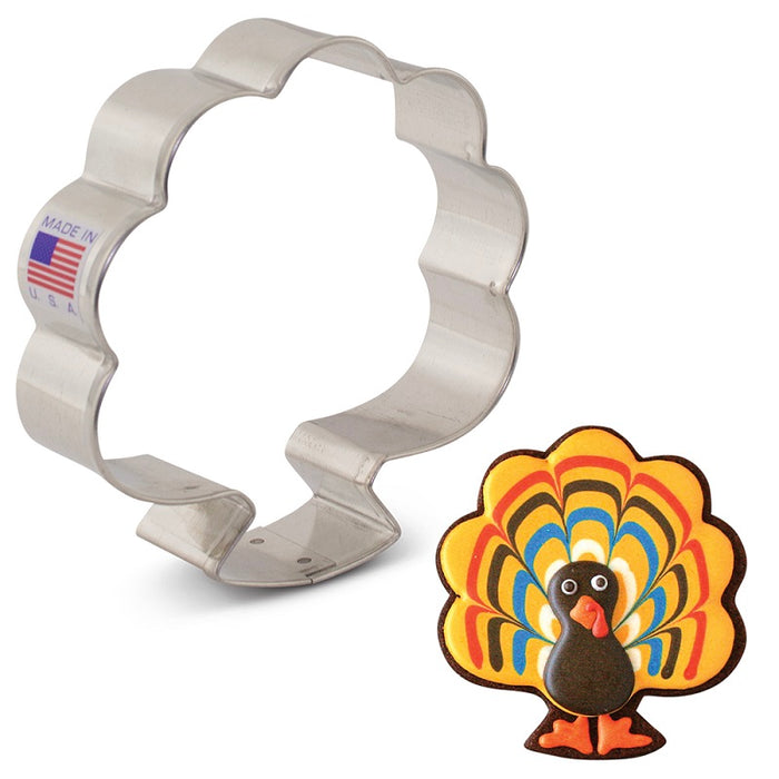 Ann Clark Turkey Front Cookie Cutter | 1 ct